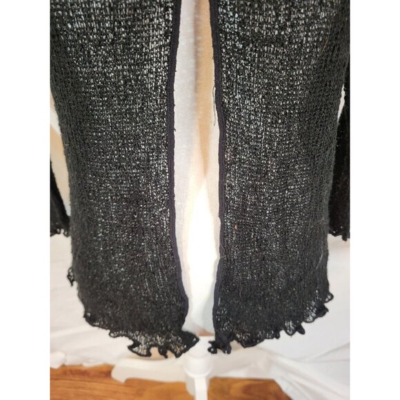 Baik Baik Honolulu Women's Long Sleeve Open Loose Knit Sweater Cardigan‎ S Beach - Picture 3 of 6